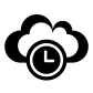 cloud timing icon