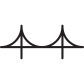 golden gate bridge icon