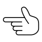 Point Left icon