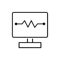 cardiogram monitor icon