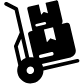 hand trolley icon