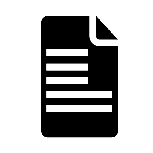 document dark icon