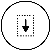 down arrow icon