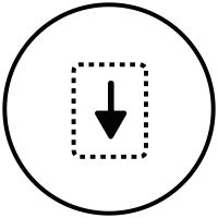 down arrow icon