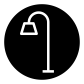 stand lamp icon