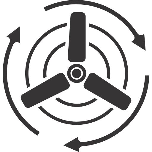 Ceiling fan RPM Icon - Free PNG & SVG 111405 - Noun Project