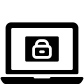 lock laptop icon