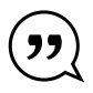 Speech Bubble Quote icon
