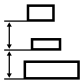 Bottom Vertical Distribution icon