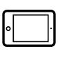 tablet landscape icon