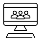 computer teleconference icon