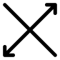 Arrow Stretch Diagonal icon