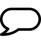 Speech balloon conversation icon