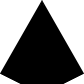 Hexagonal triangular pyramid icon