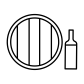 wine barrel icon