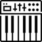 MIDI keyboard icon