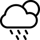 Drizzle rain icon