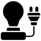 Bulb with Plug icon