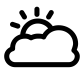cloudy sun icon