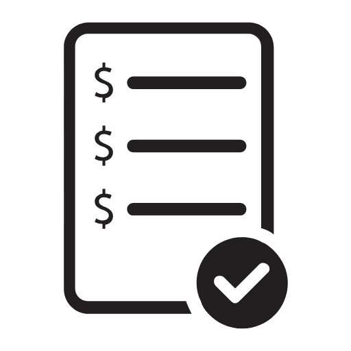 money approval icon