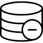 database minus icon