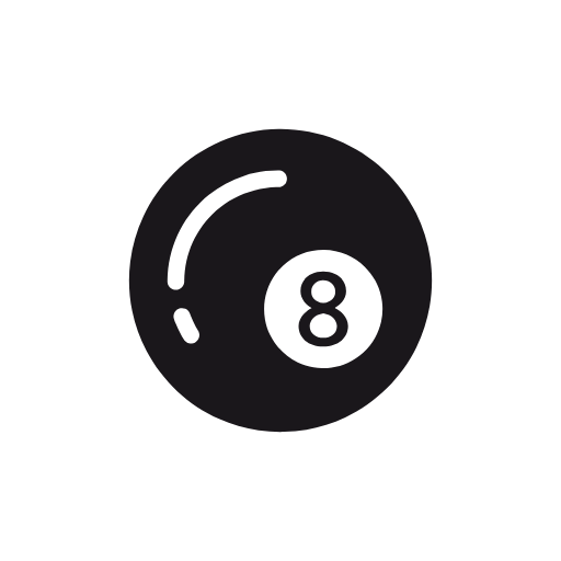 8 billiard-ball icon