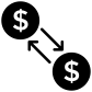 dollar exchange icon