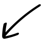 Hand drawn arrow icon