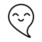 happy ghost icon