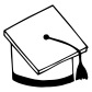 Student cap icon