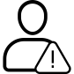 alarm user icon
