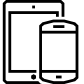 Touchscreen devices icon