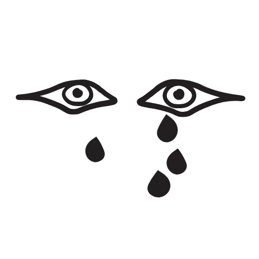 weeping eyes icon