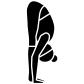 yoga pose icon