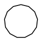 tridecagon icon