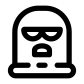 terrorist mask icon