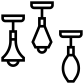 lamp hanging icon