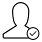 accept user icon