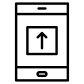 Upload Mobile icon