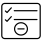 remove checklist icon