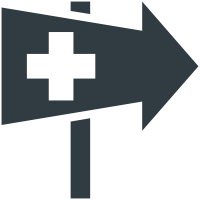 Hospital Signpost  icon