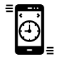 mobile clock icon