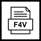 f4v file document icon icon