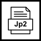 jp2 file document icon icon