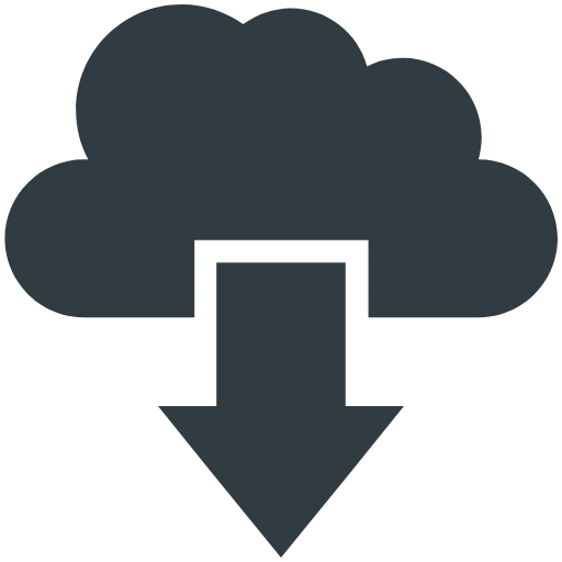 cloud download  icon