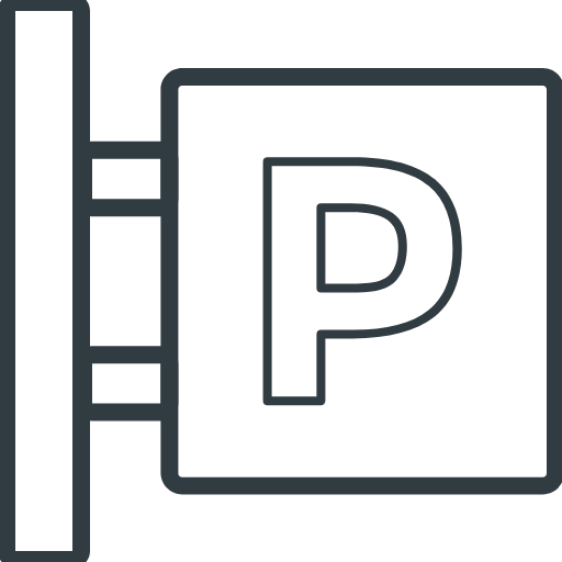parking signboard icon