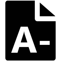 A negative icon