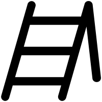 construction ladder icon