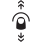 Vertical Flick icon