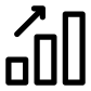 statistic bar up icon